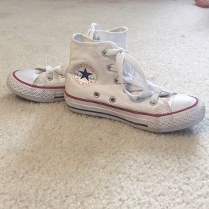 White High Top Converse